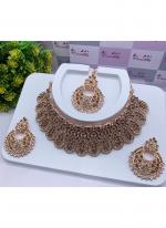 Copper Alloy Gold Plated Necklace Set